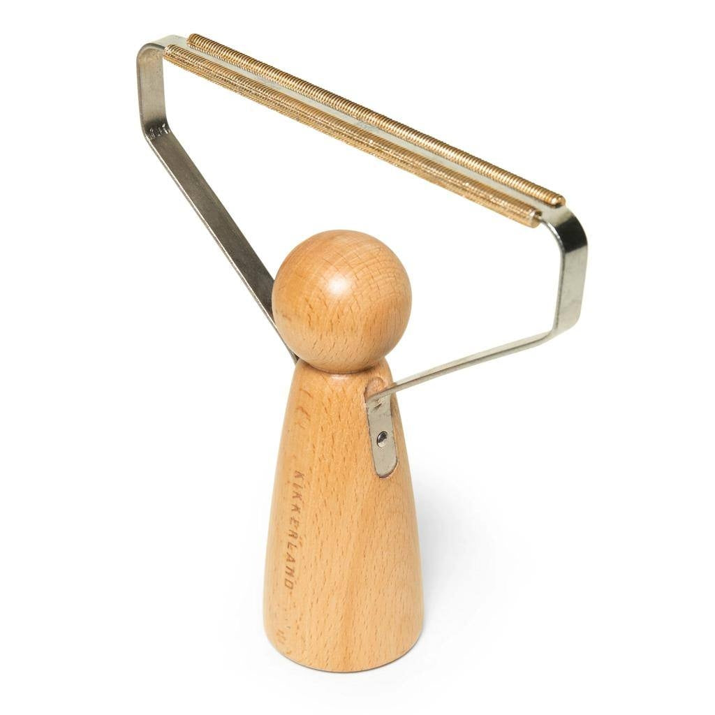 Mr. Lint Stainless Steel Beechwood Lint Remover 1