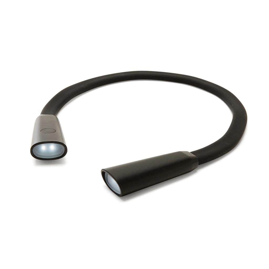 21" Black Rechargeable USB 2 Light Modes Hands-Free Book Light 1