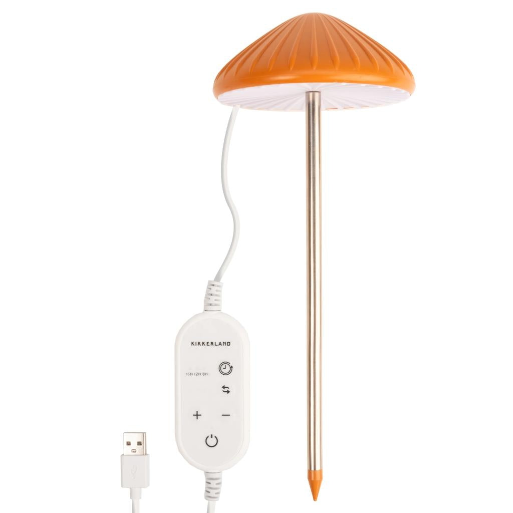 29" Orange USB Mushroom Grow Light 1