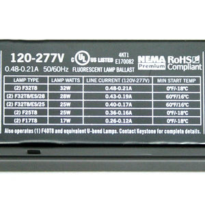 1-2 Lamp 120/277 volt T8 Fluorescent Ballast 2