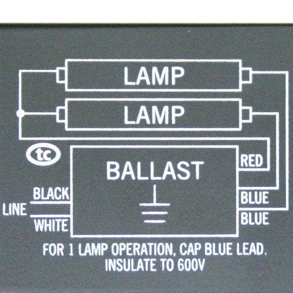 1-2 Lamp 120/277 volt T8 Fluorescent Ballast 3