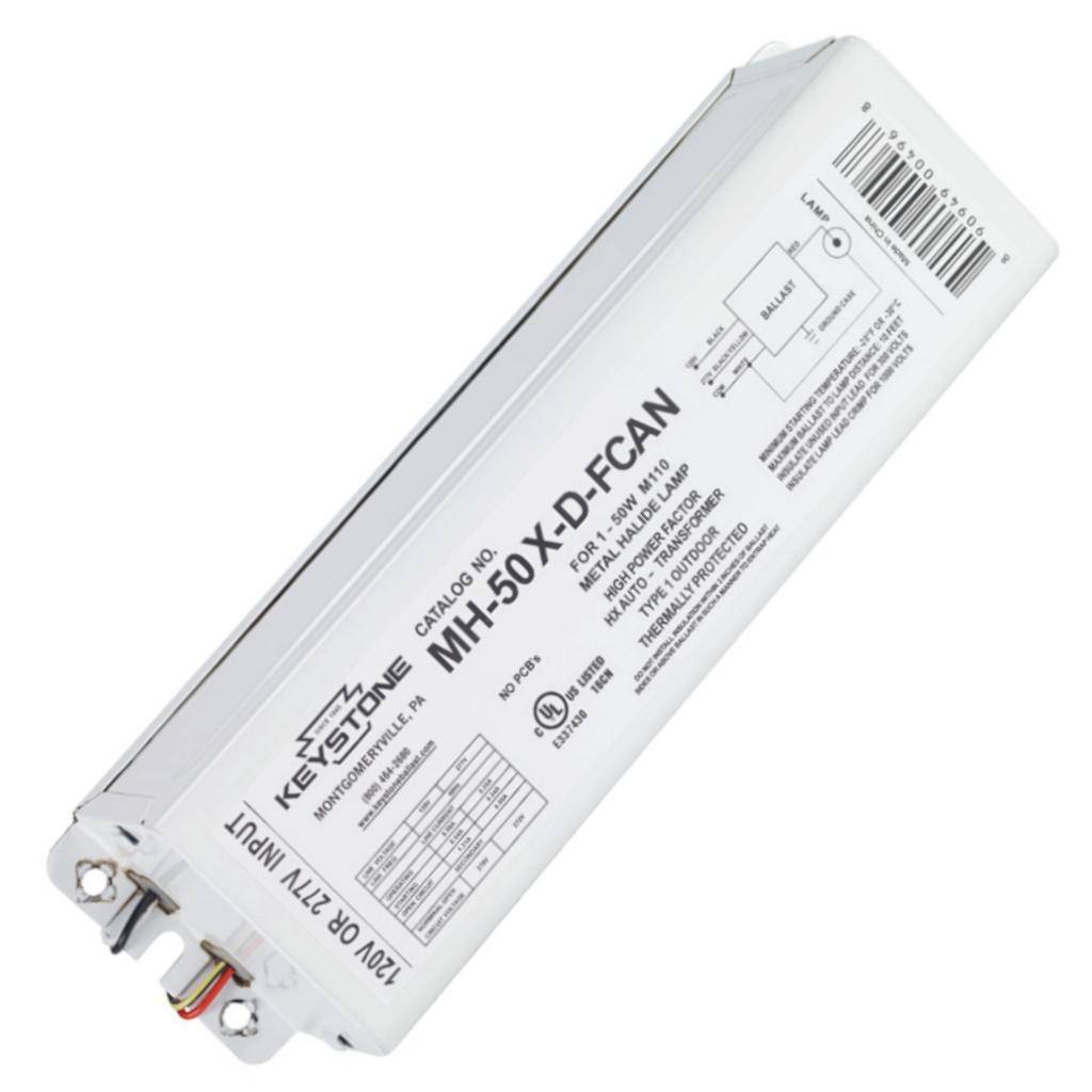 1 Lamp 50 watt 120/277 volt Metal Halide Ballast 1