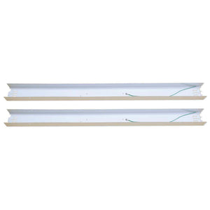 2 Lamp 8' 120/277 volt T8 LED Tube Ready Strip (Tubes Sold Separately) 1