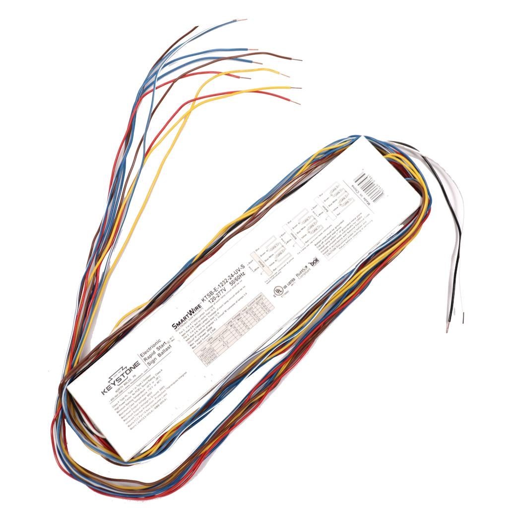 2-4 Lamp 120/277 volt T8 or T12 HO Fluorescent Sign Ballast 1