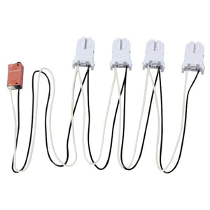 4-Lamp T8 Wiring Harness for LED Tubes 1