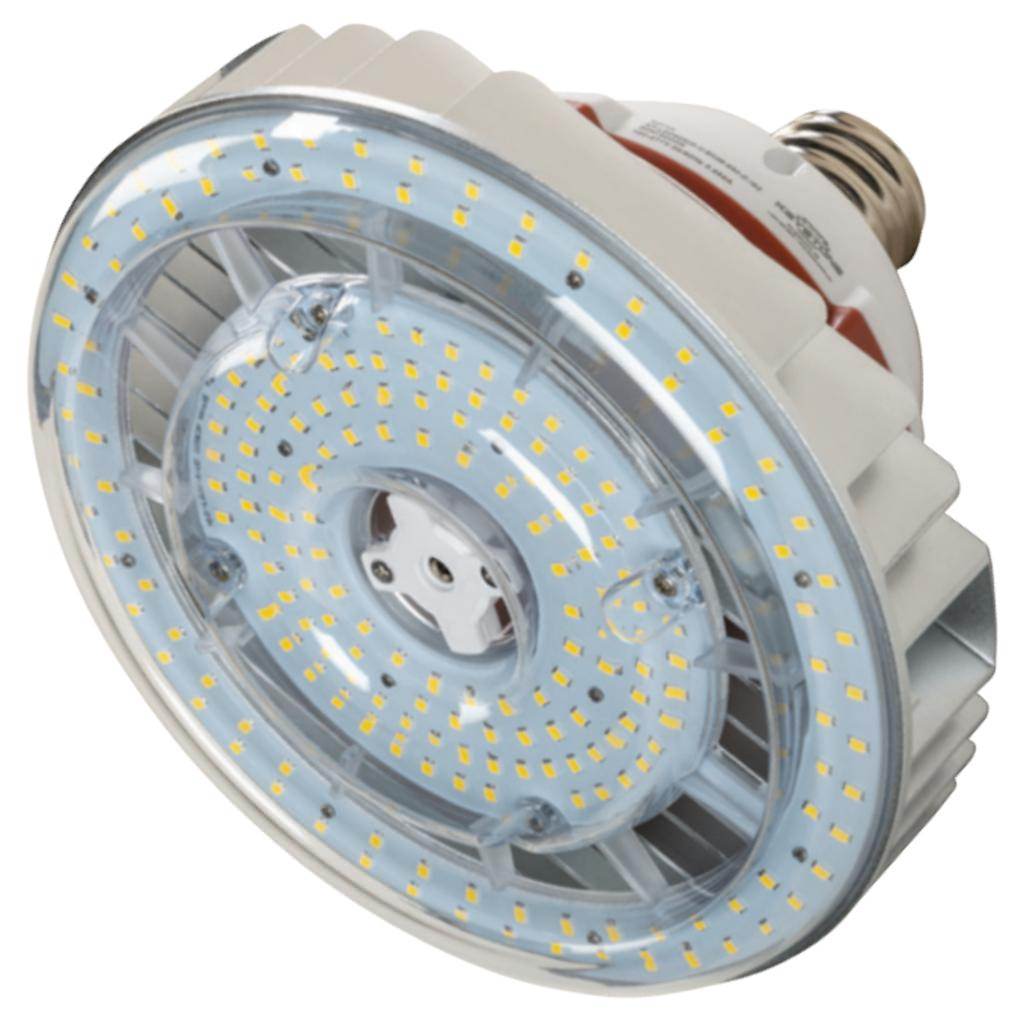 80 watt 120/277 volt Exclusionary Mogul Screw Base 3500K Neutral White Non-Dimmable LED 1