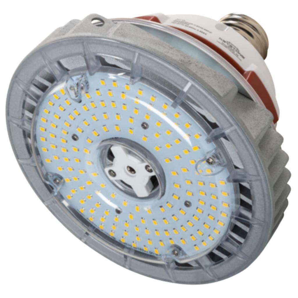 60 watt 120/277 volt Exclusionary Mogul Screw Base 4000K Cool White Non-Dimmable LED 1