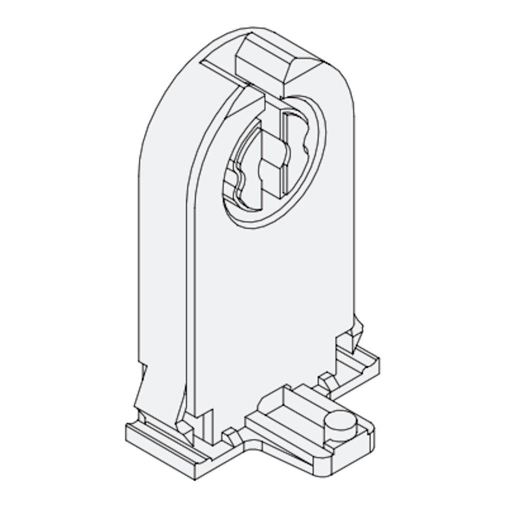 Tall Non-Shunted Medium Bi-Pin Sockets for T8 and T12 Lamps 1