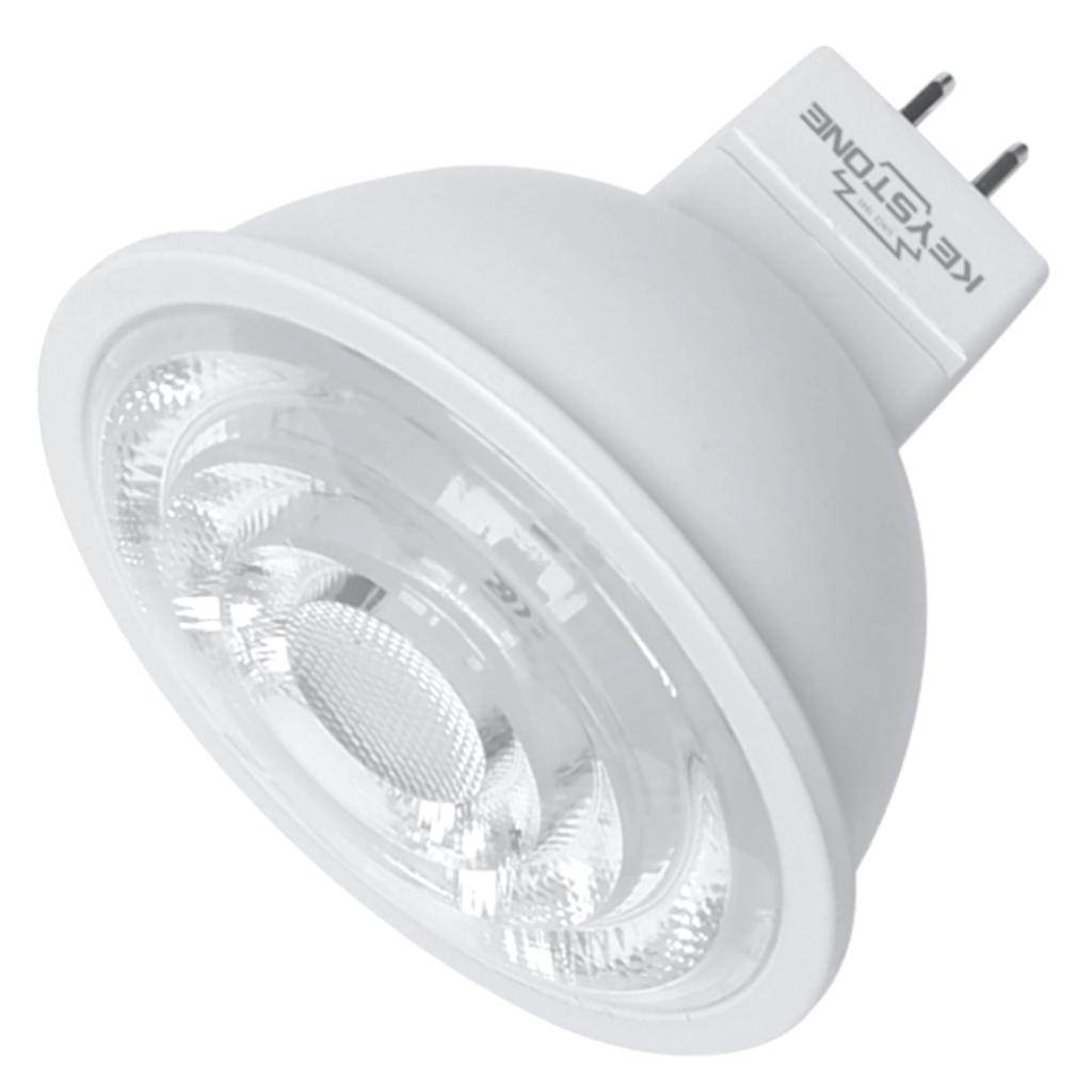 7 watt 12 volt MR16 Bi-Pin Base 4000K Cool White Dimmable LED Narrow Spot 1