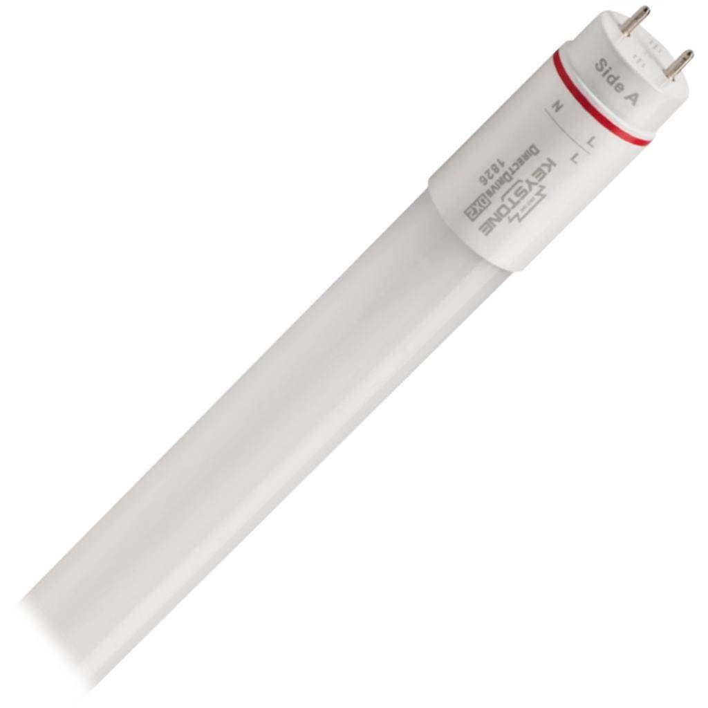 4' 13 watt 120/277 volt T8 Medium Bi-Pin Base 5000K Daylight LED Light Bulb 1