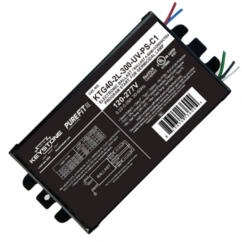 1-2 Lamp 40 watt 120/277 volt T8 Program Start Germicidal Lamp Ballast 1