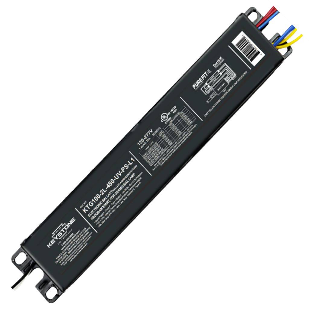1-2 Lamp 100 watt 120/277 volt PLL/T5/T8 Program Start Germicidal Lamp Ballast 1