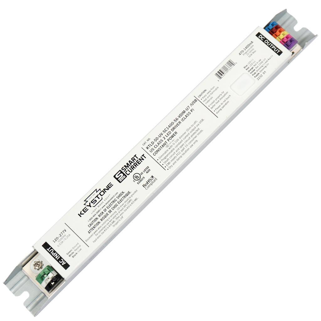 50 watt 120/277 volt Programmable USB-C Driver 1