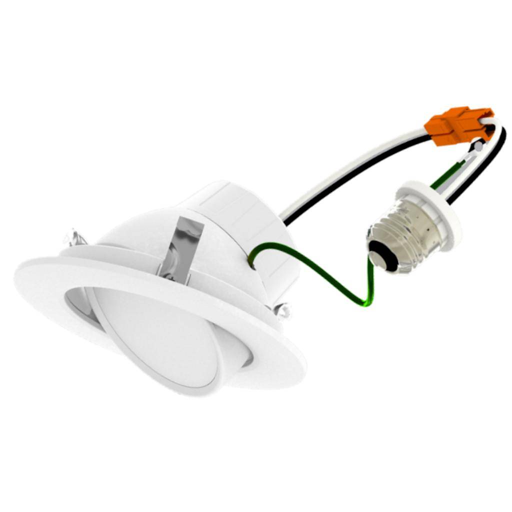 4" 8 watt 120 volt Medium Screw Base CCT Selectable Dimmable LED 1