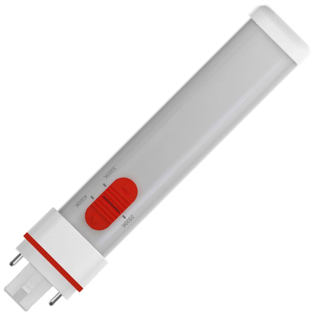 8.5 watt PL 2-Pin Base CCT Selectable Ballast Bypass Non-Dimmable LED 1