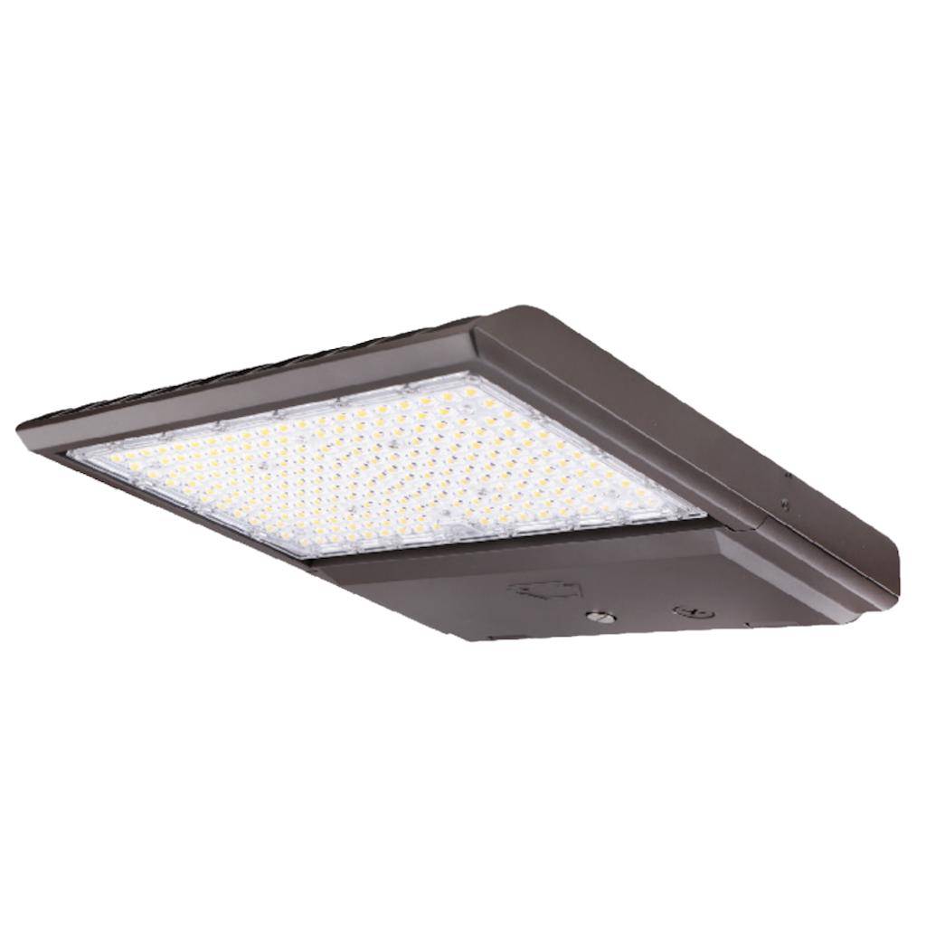 70/100/140 watt 277/480 volt CCT Selectable Bronze LED Area Light 1