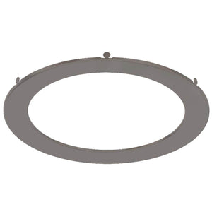 6"  Brushed Nickel Trim For LED Downlight 1