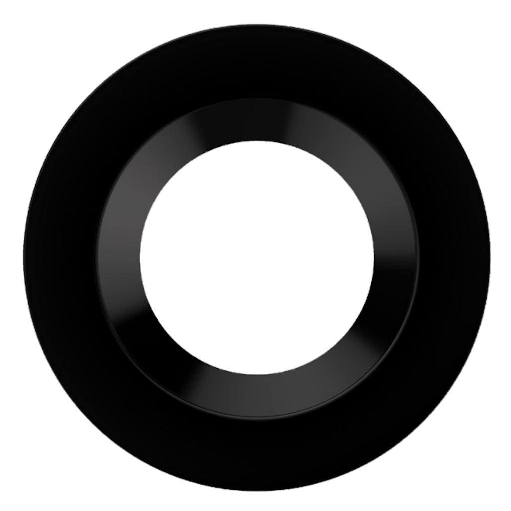 4" Matte Black Trim For LED Downlight 1