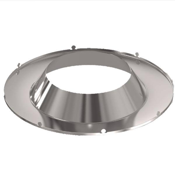 10" Brushed Nickel Trim For LED Downlight 2