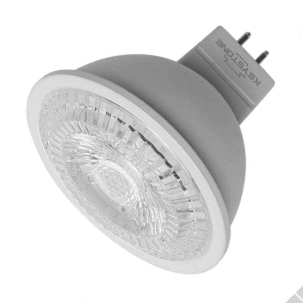 6.5 watt 12 volt MR16 Bi-Pin Base 3000K Natural White LED Light Bulb 1