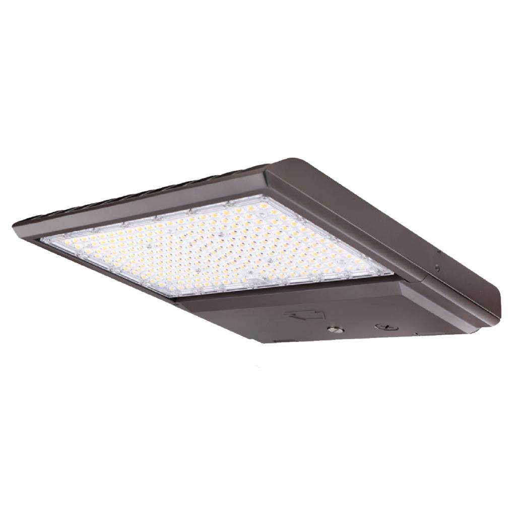 140 watt 277/480 volt 4000K Cool White Bronze Dimmable LED Area Light 1