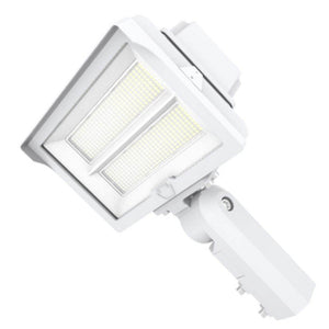 140/100 watt 120/277 volt CCT Selectable White Dimmable LED Flood 1