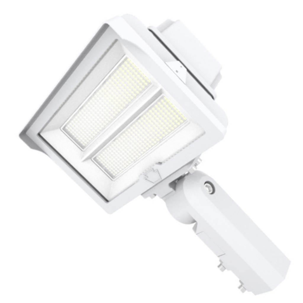 290/210 watt 120/277 volt CCT Selectable White Dimmable LED Flood 1