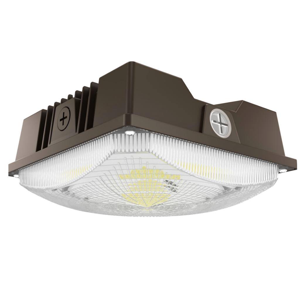 15/20/25 watt 120/277 volt CCT Selectable Dimmable LED Canopy 1