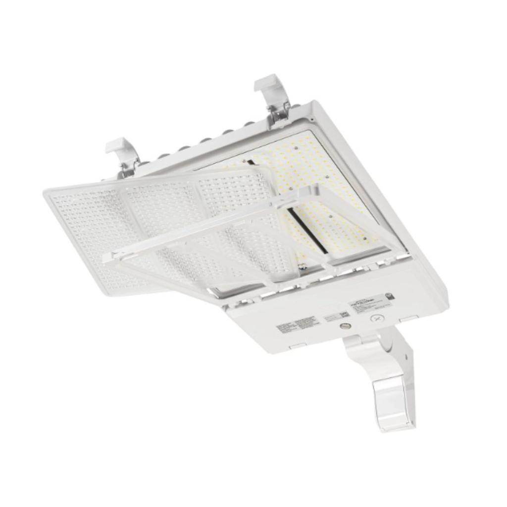 120/277 volt Selectable watt CCT Selectable White LED Area Light Fixture 1