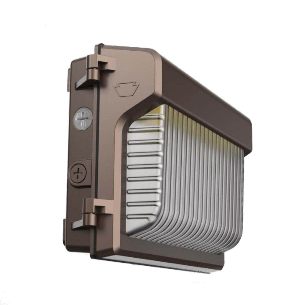 Selectable watt 120/277 volt CCT Selectable Bronze LED Wall Pack 1
