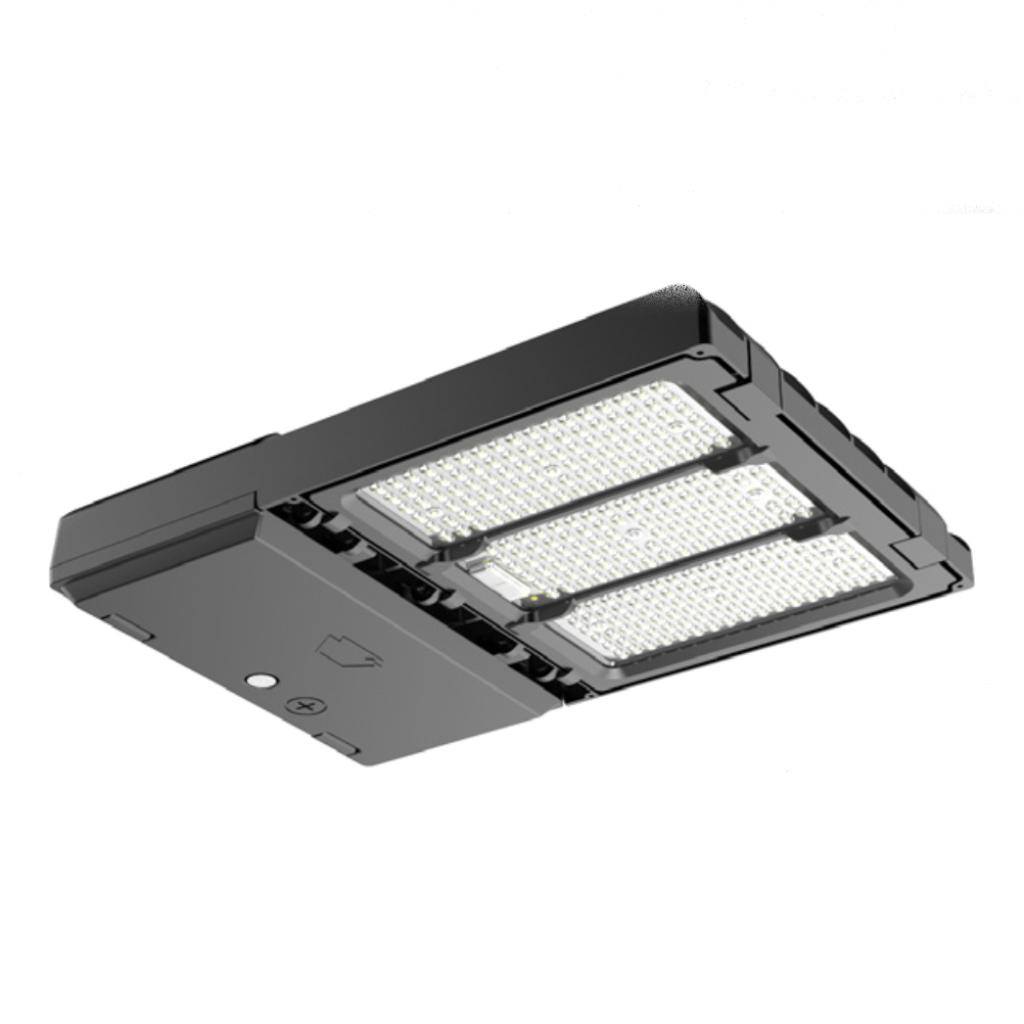 Selectable watt 120/277 volt CCT Selectable Black LED Area Light Fixture 1