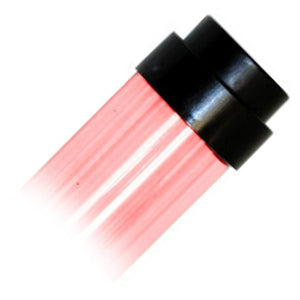 60" T8 Red Tube Guard with Caps 1