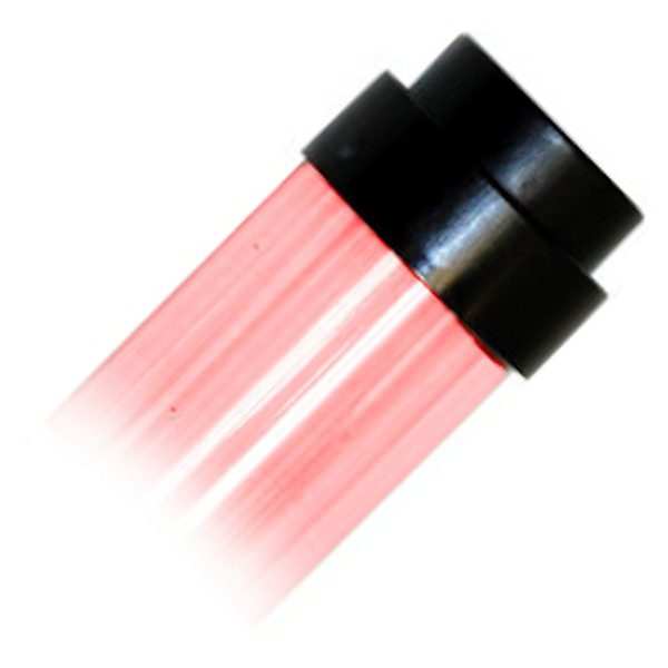 60" T8 Red Tube Guard with Caps 1
