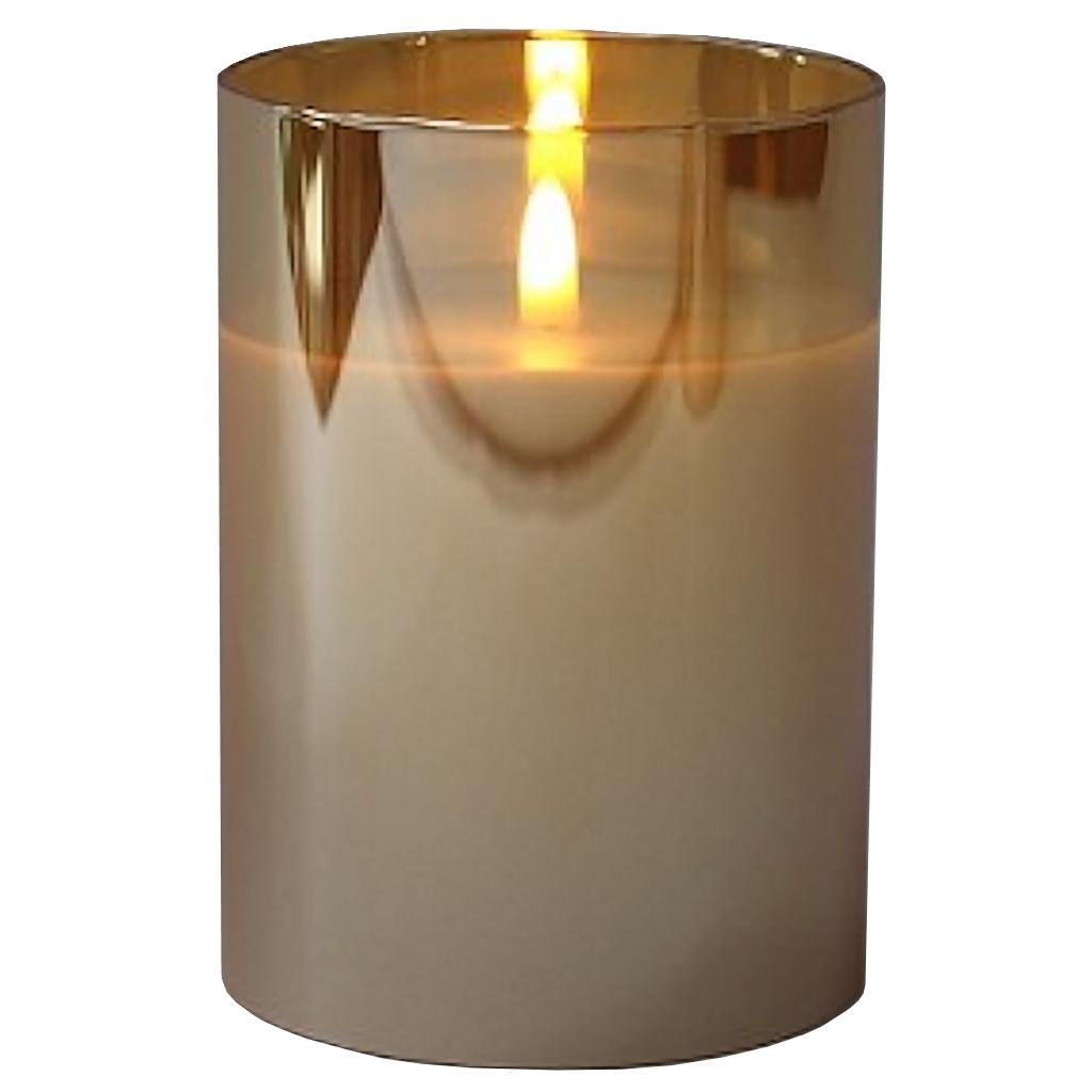 5" LED Flame Battery Operated LED Candle with Timer 1