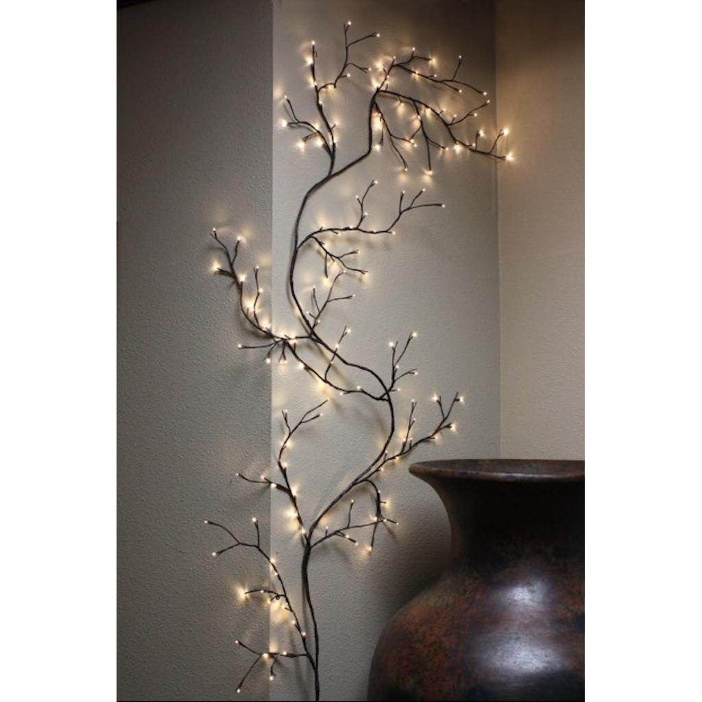 90" Electric Willow Lighted Branch with Timer (144 LED Lights) 1