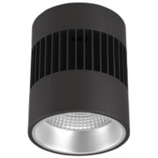6" 24.5 watt 120/277 volt Black 4000K Cannon LED Downlight 1