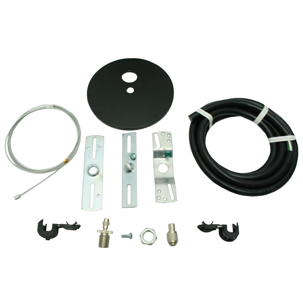 6" Lumen Cannon LED Pendant/Downlight Black Cable Extension Kit 1