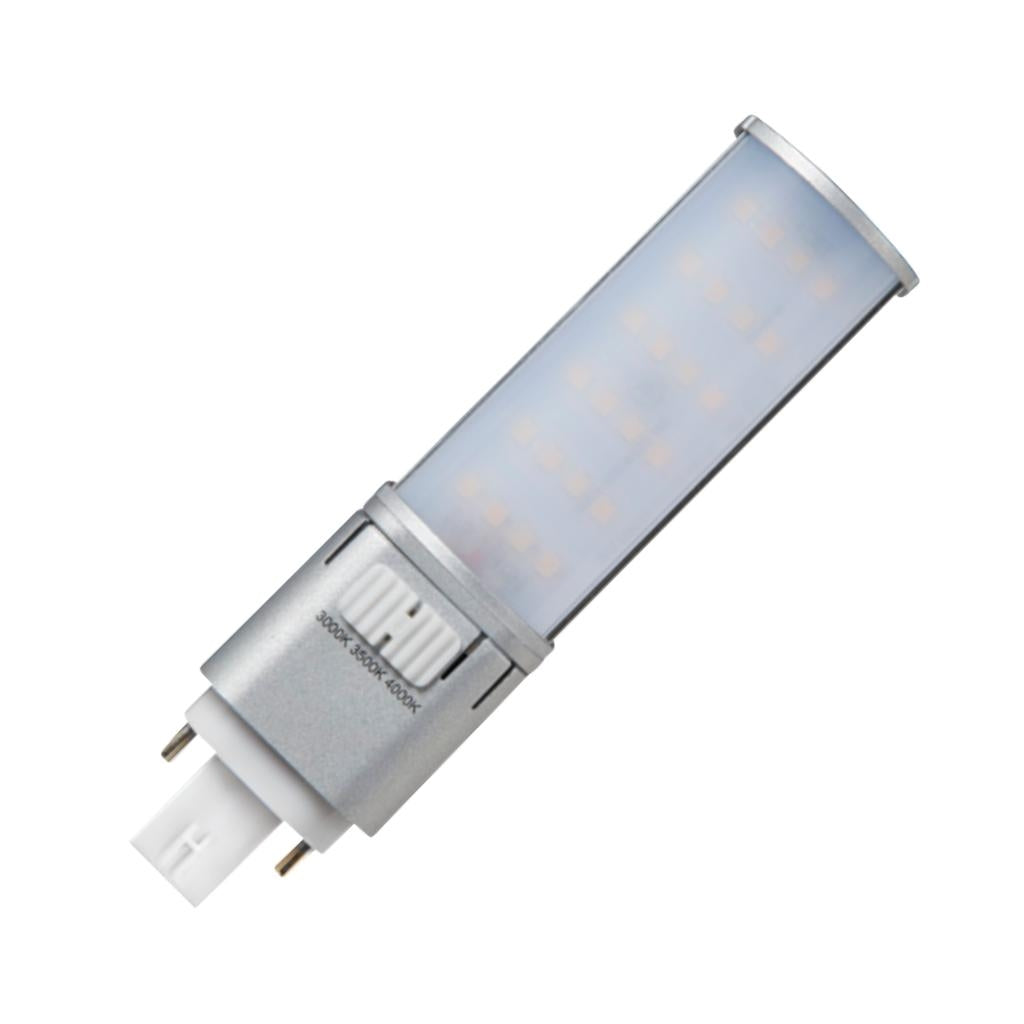 7 watt 120/277 volt 2-Pin Base CCT Selectable LED Light Bulb 1
