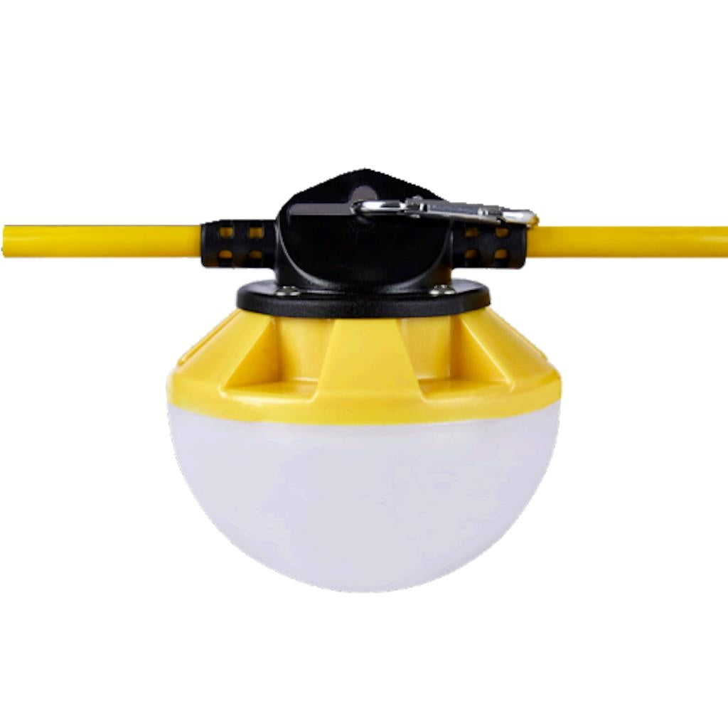 100' 10 lamp 120 watt 120/277 volt 5000K LED Work Light with Cage 1