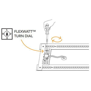 36" 10-30 watt 120/277 volt CCT Selectable Dimmable Strip Light Fixture 3
