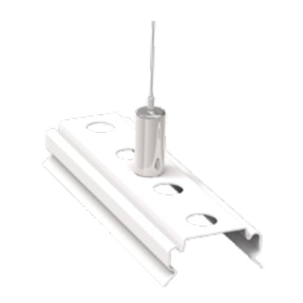Suspended In-Line Light Efficient Design Linear LED Strip Light Bracket Kit (10 Pack) 1