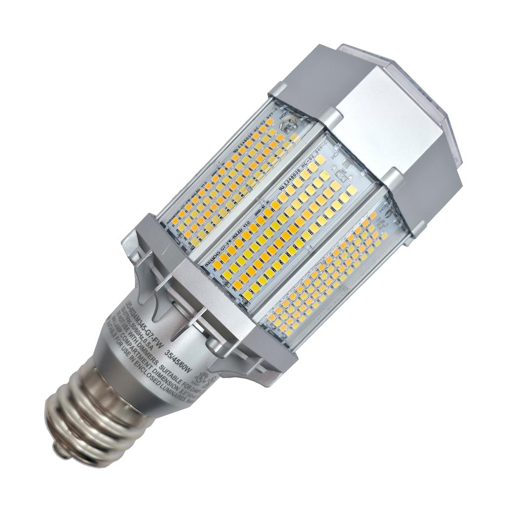 35/45/60 watt 120/277 volt Exclusionary Mogul Screw Base CCT Selectable LED 1