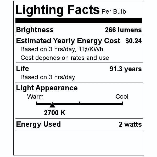 2 watt 120/277 volt 2700K Black Round Bollard LED Light Fixture 2
