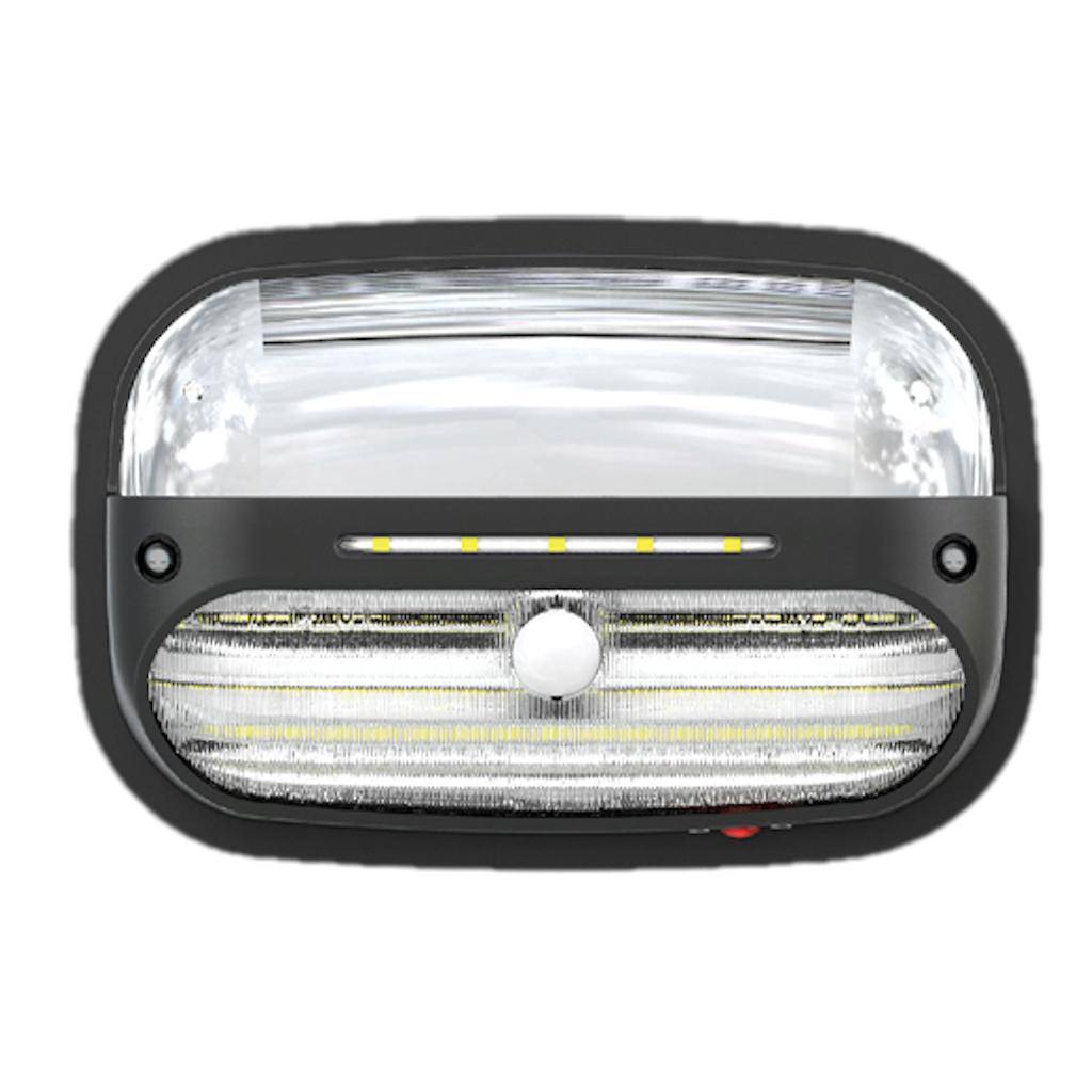 20 watt 4000K Cool White Non-Dimmable Solar Wall Pack LED 1