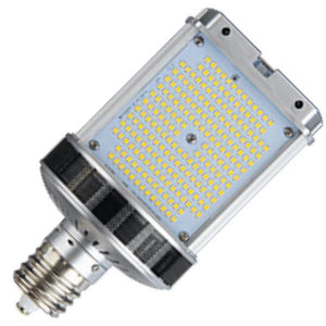 80 watt 120/277 volt Exclusionary Mogul Screw Base 3000K Natural White Dimmable LED 1
