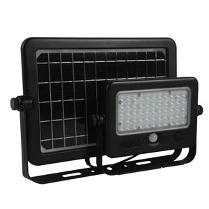 4000K Cool White Black Multifunctional LED Solar Flood Light 1