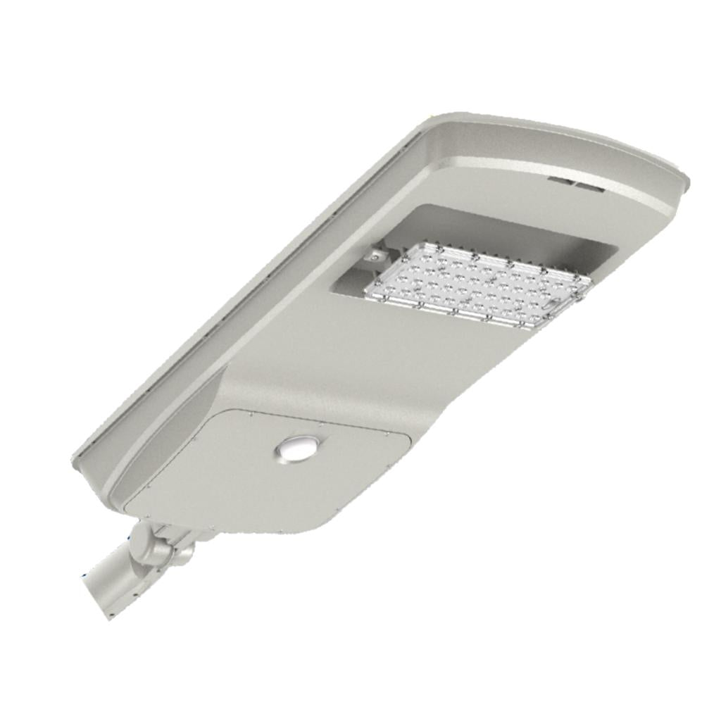 8 watt 5000K Daylight Black Off-Grid Built-in Motion Sensor LED Solar Area Light 1