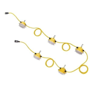 50' 5 lamp 40 watt 120/277 volt 5000K LED Work Light with Cage 2