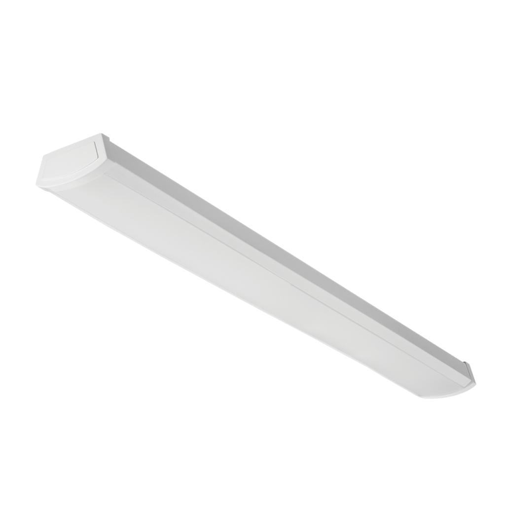 4' 40 watt 120 volt 2700K Warm White White LED Wraparound Fixture 1