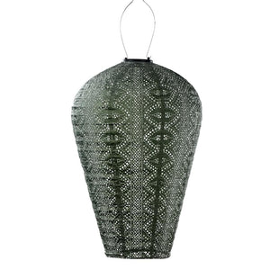 19.6" Balloon XL Sage Green Lace Pattern Lantern 1